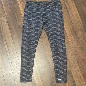 Marika Tek Black and Gray Pattern Leggings